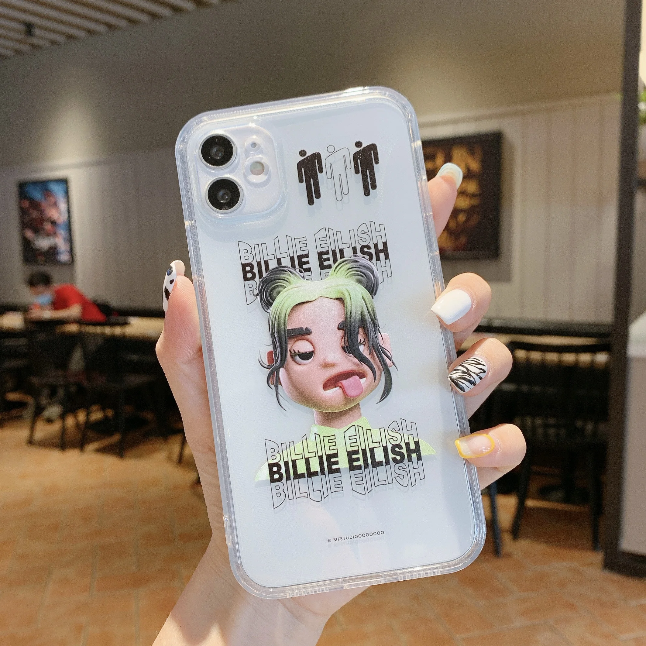 

Dropshipping Agent Luxury Brand Clear Funny Expression Shockproof Cell Mobile Phone Case For Iphone11 11pro 11promax 12 12pro, Multi-color