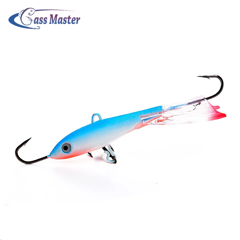 

Bassmaster Winter Ice Fishing Lure 3D Eyes metal lead jig winter fishing Bait