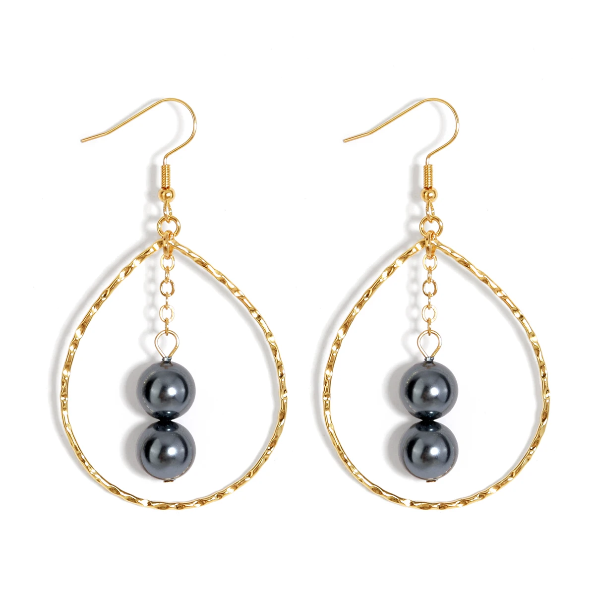 

Hawaiian Earrings Fashion Style Hawaiian Pearl Earring Hoop Earrings