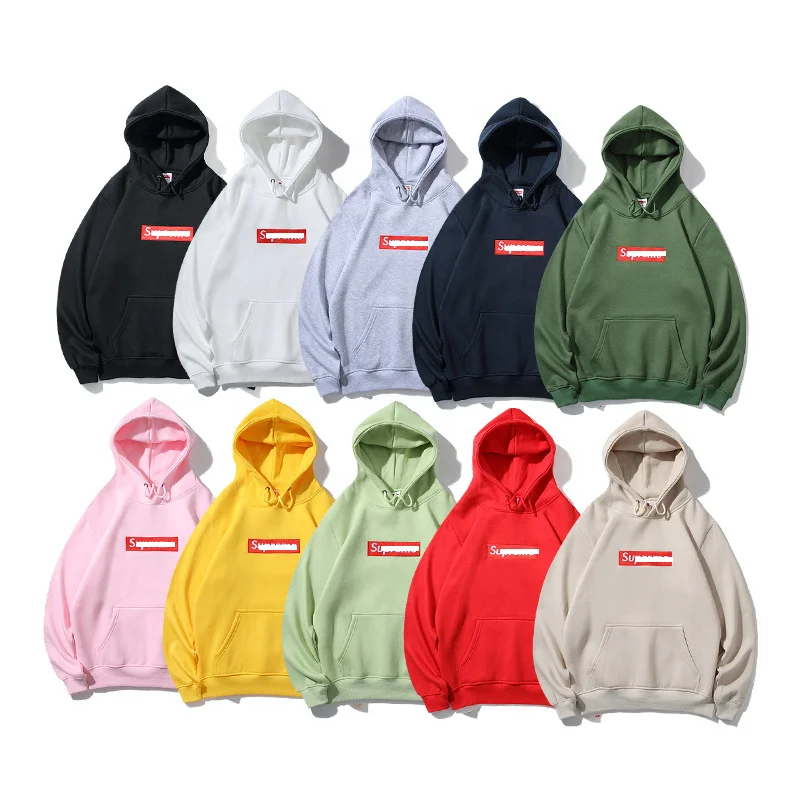 

trendy winter cotton fall long sleeve unisex supremed mens hoodies