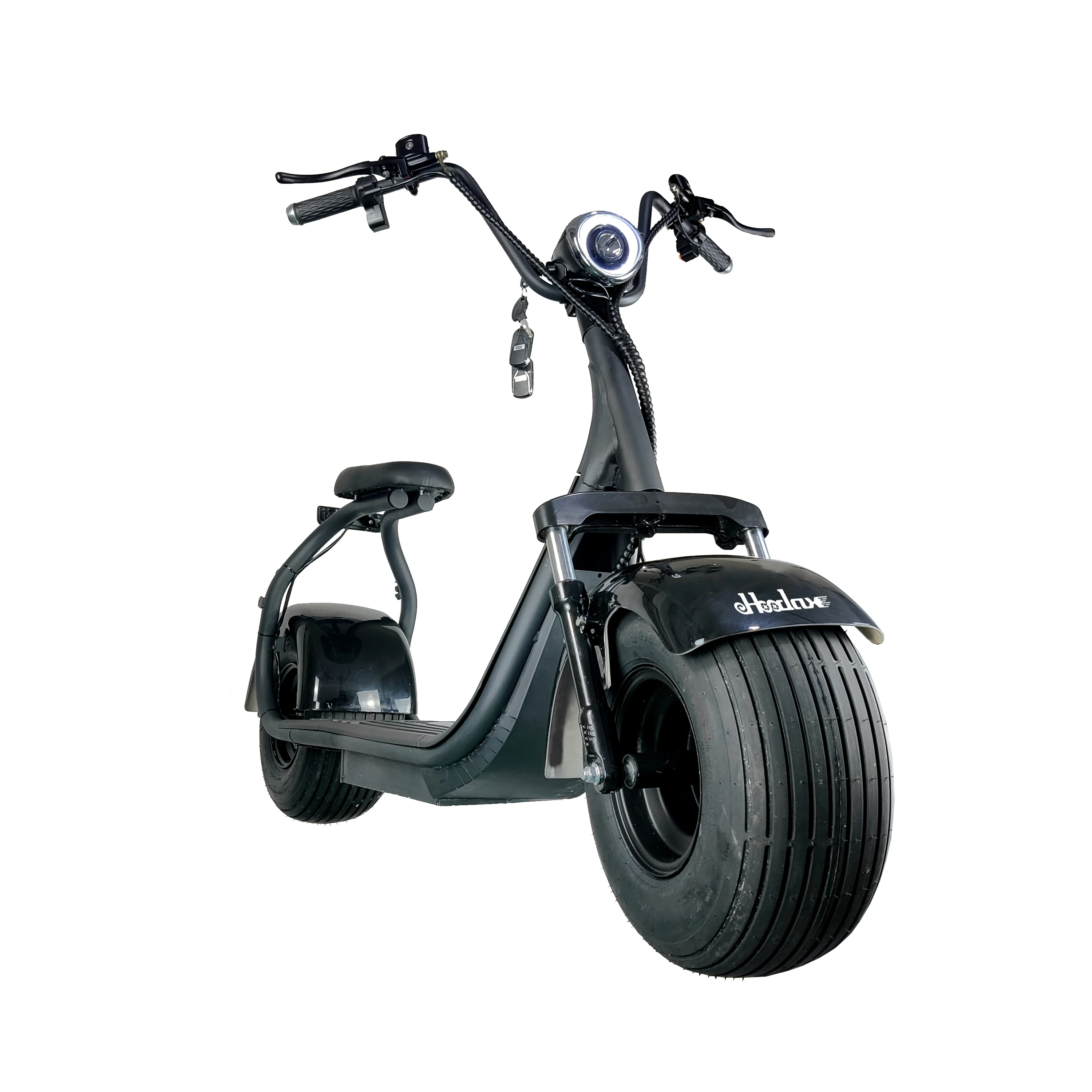 

[USA Stock]Two Wheels Big Tire Trike Adult Tricycle Citycoco 2 Wheel Electric Scooter 3000W Fat Bike Tire, Black and customizek