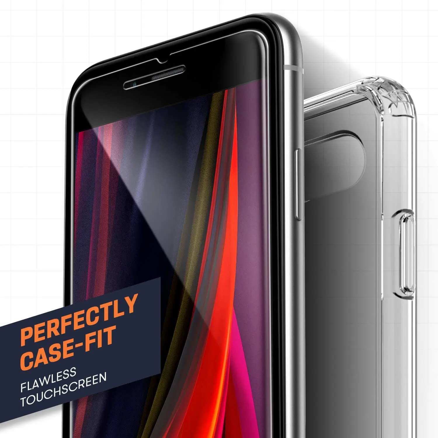 For Iphone Se 2020 Screen Protector 3 Pack,Hocayu Anti Fingerprint