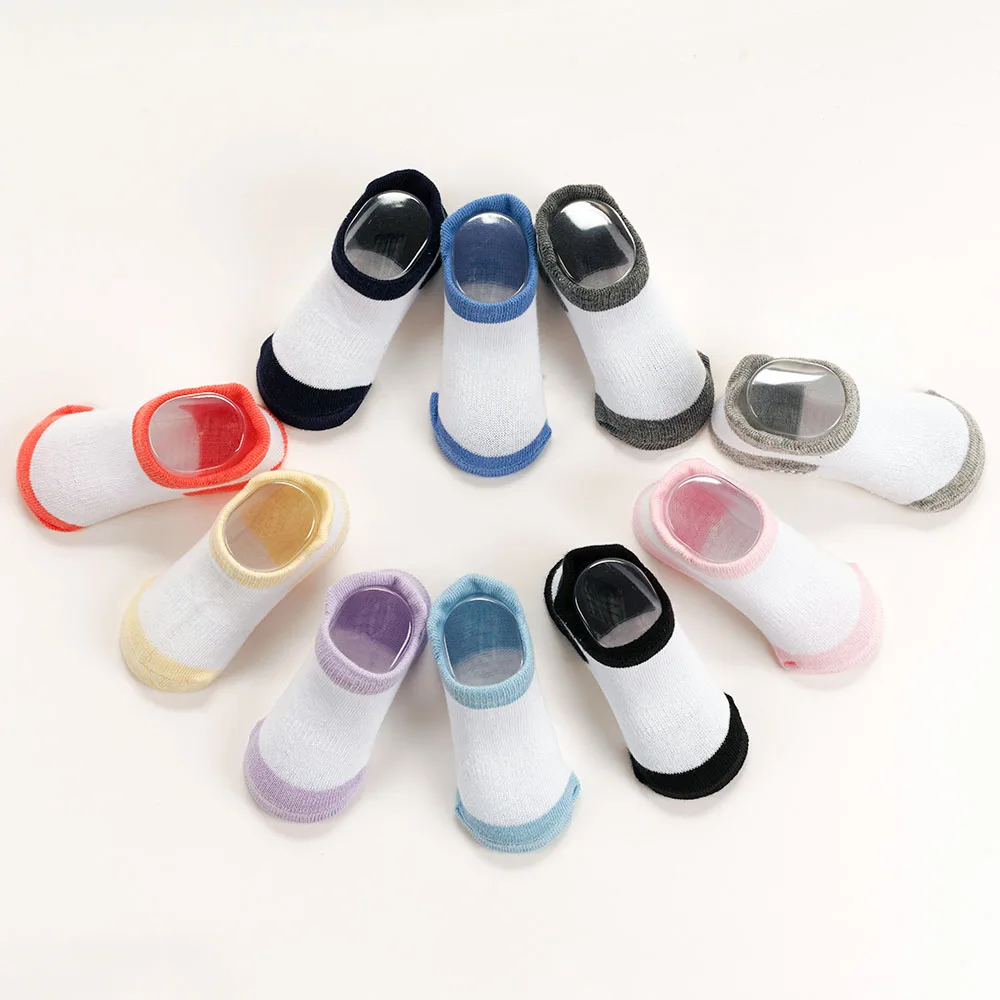 

Knitted anti-slip slipper soft baby sock baby walker rubber sole socks shoes infant