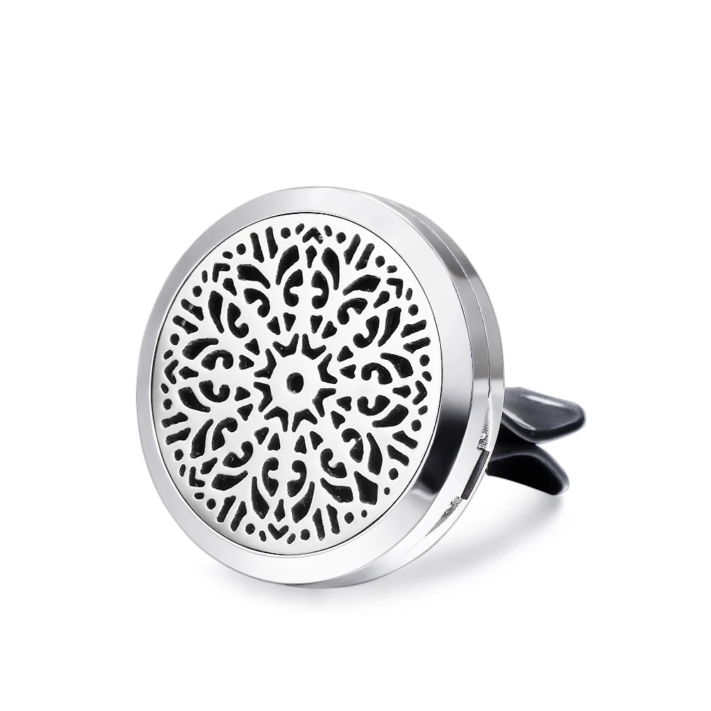 

Round Garland 30mm Stainless Steel Aroma Diffuser Pendant Box, Gold / silver / black