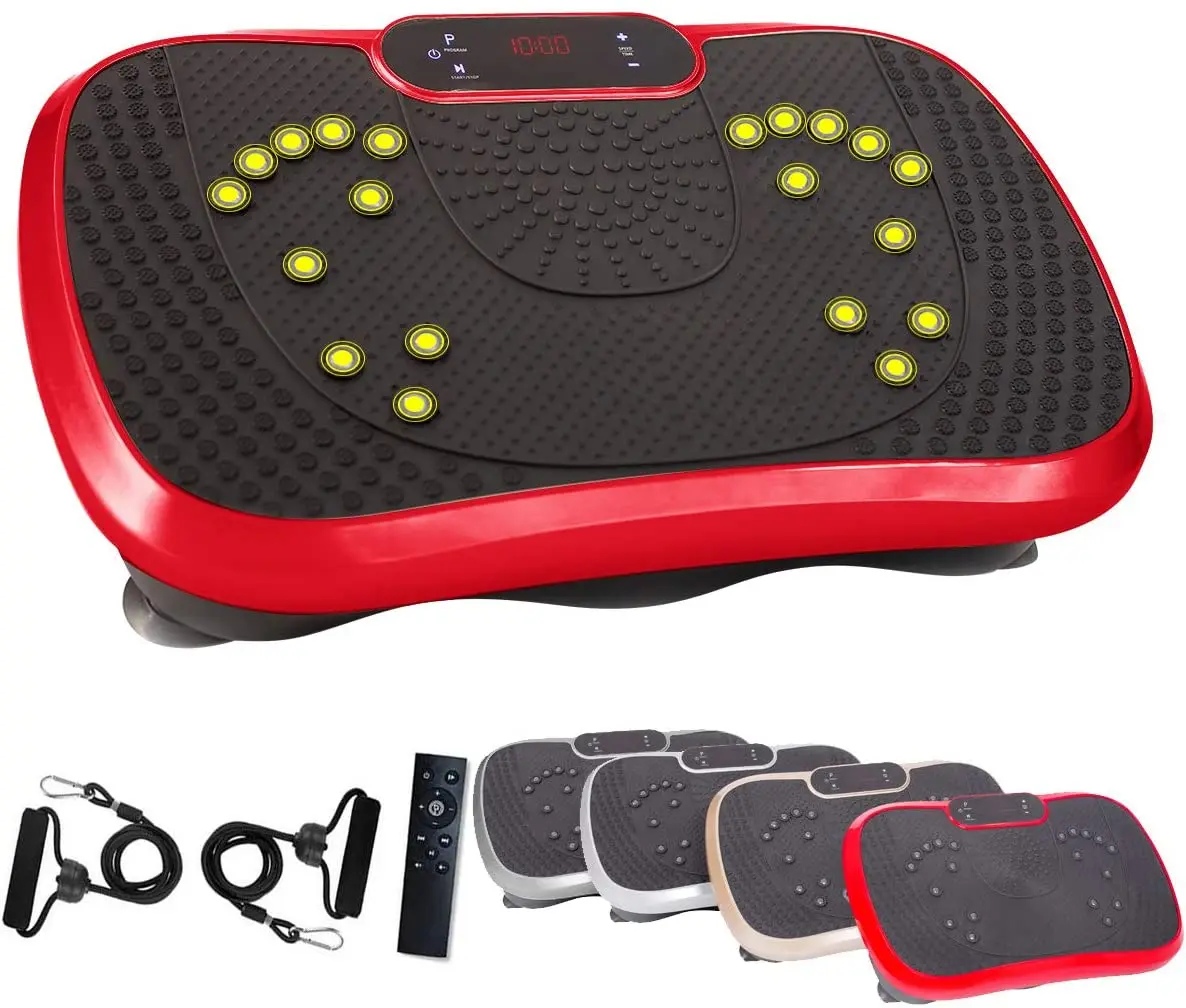 

Whole Body Health Vibration Machine Plate Weight Loss Gym Mini Remote Control Vibration Plate