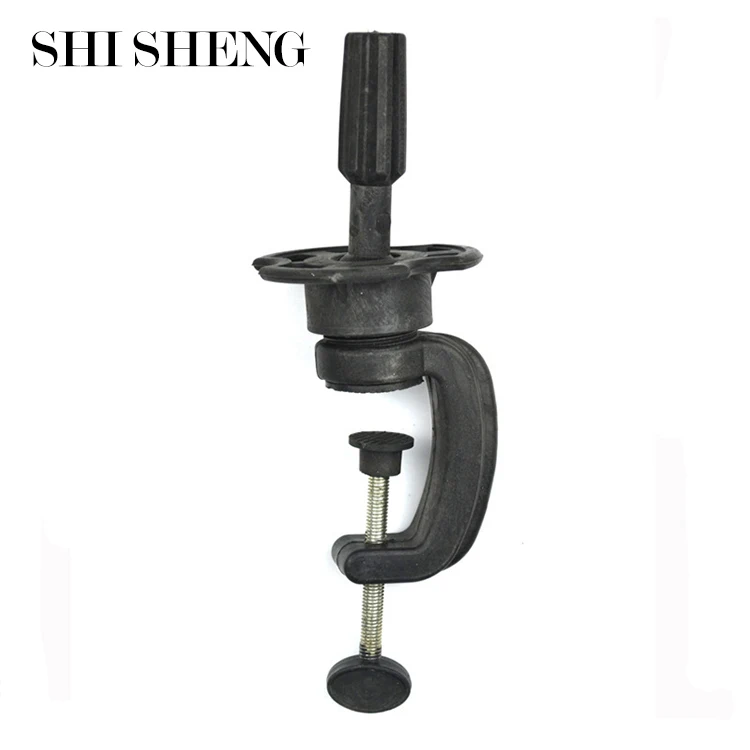 

SHI SHENG Professional Training Head Table Stand Wig Head Stand Black Clamp for Mannequin Head Small Dummy Wig Holder