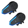 2pcs Fodsports1KM hard MIC BT-S3 motorcycle multiplayer connection with new design Type-C interface BT3.0+EDR interphone