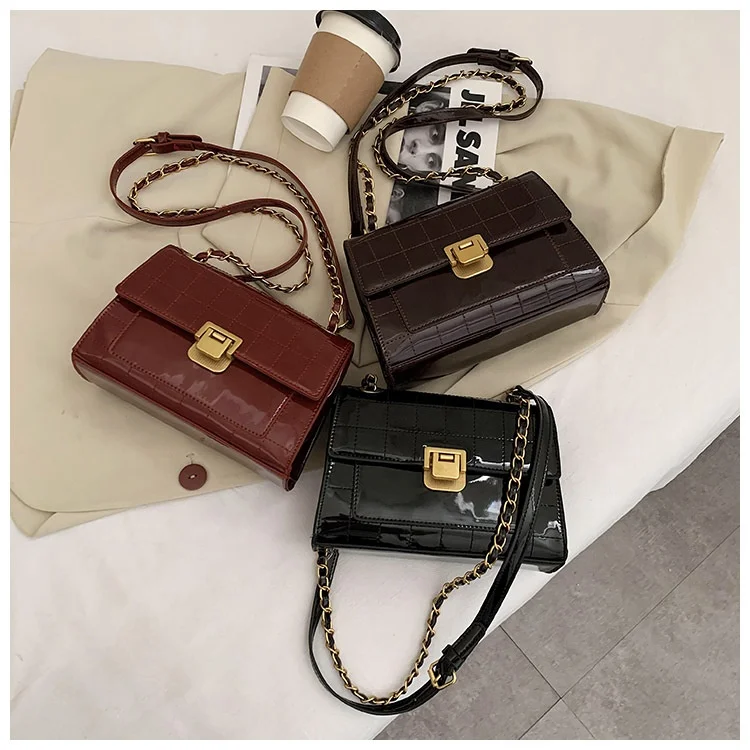 

Wholesale Cheap Chain Quality Pattern Lady Messenger Leather Shoulder Purses And Handbags For Female, Women handbags