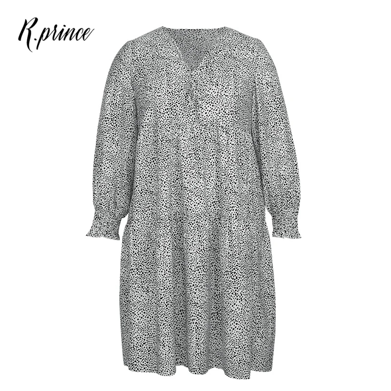 

Ladies Plus Size Dress Casual Women Dresses Women Long Sleeves, Shown