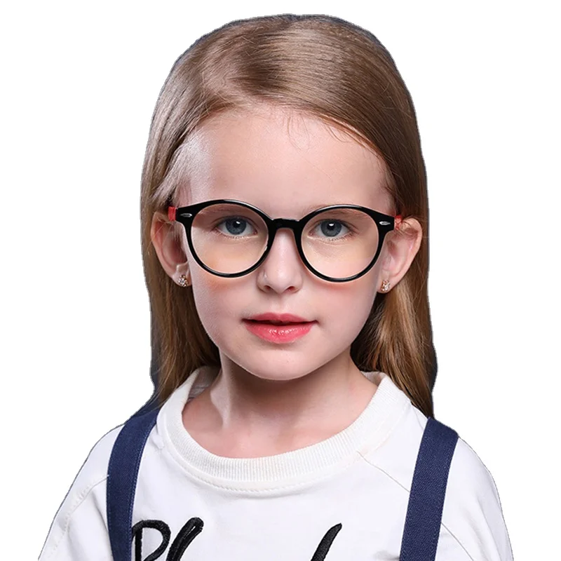 

2021 DCOPTICAL silicone kids children computer gaming eye glasses frame with blue liaght ray filter blocking blocker