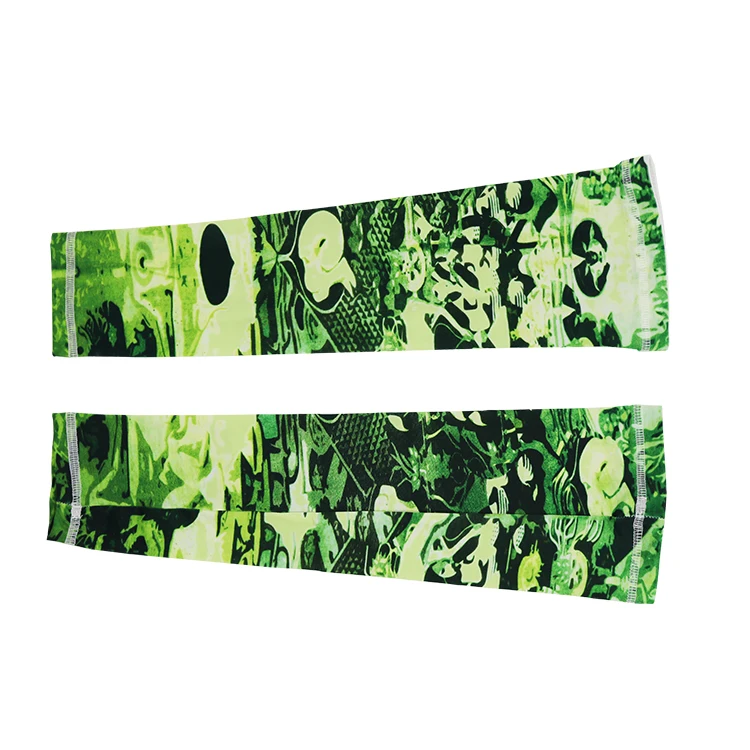 Custom Printed Arm Sleeves Sport Uv Protection Cooling Compression