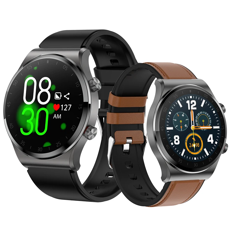 

Men Fitness Smartwatch Fashion Round Touch Screen Blood Oxygen Waterproof T41 Smart Watch with Heart Rate Monitor Sport Bracelet