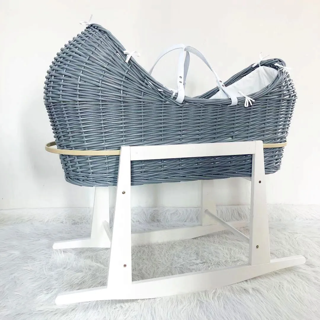 wicker bassinet amazon