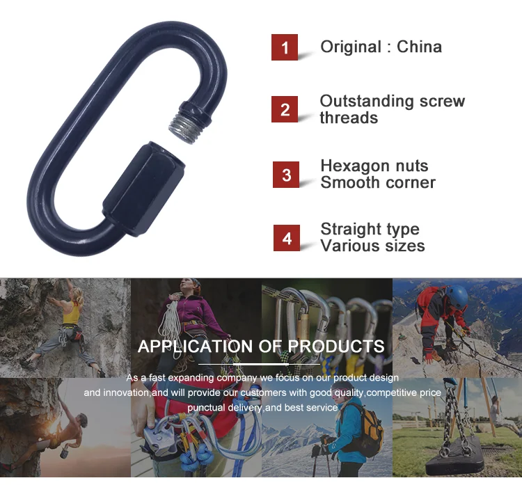 Plated Rigging Hardware Accessories BT-508 Galvanized Black Quick Link Robe Hooks Quick Link Lifting Fittings