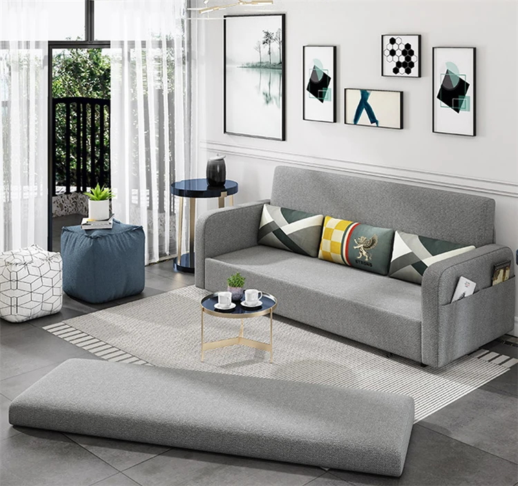 
Armchair hot sale sofa cum bed convertible sofas sofa bed folding wooden+metal design canape beds divan with storage 