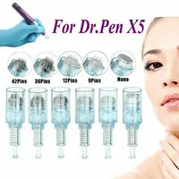 

Replacement stainless microneedling cartridges needles for Dr.Pen X5 electric derma pen