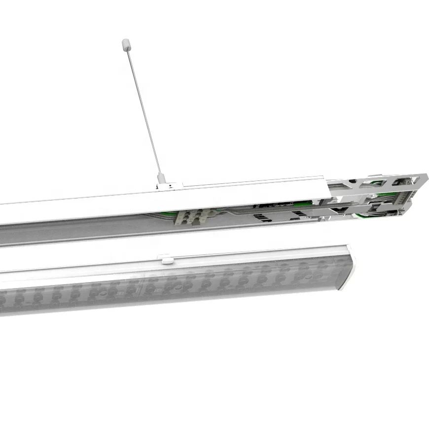 For Factory Warehouse IP54 Flexible Connectable Limitless Power Feeding Led Linear Light