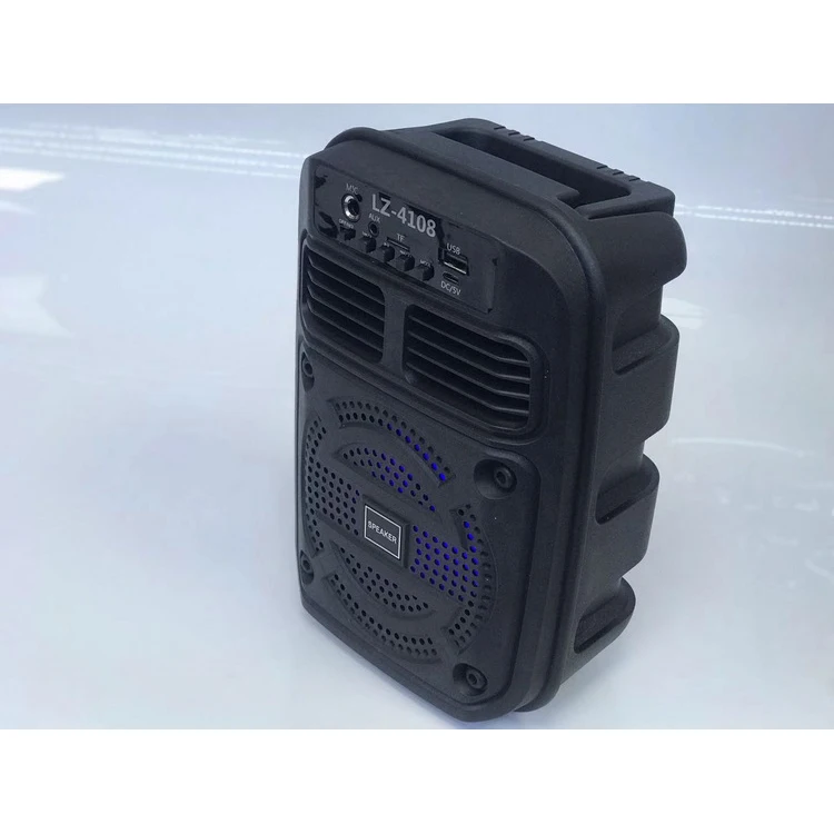 

LZ-4108 Best Selling Bass Speaker 4 Inch Small Good Quality Speaker With Cool Light