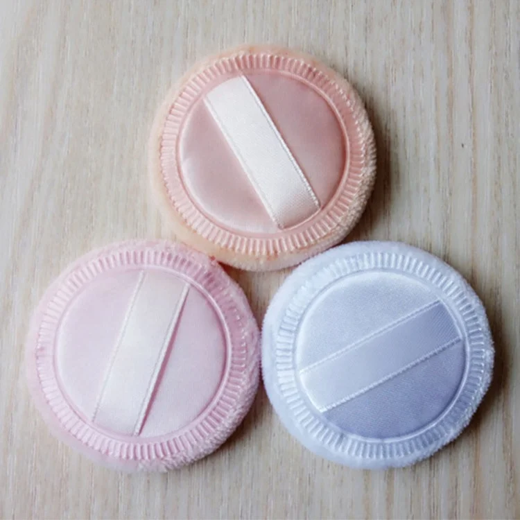 

Wholesale Cheap Cosmetic Pure Cotton Powder Puff Makeup Sponge, As pics