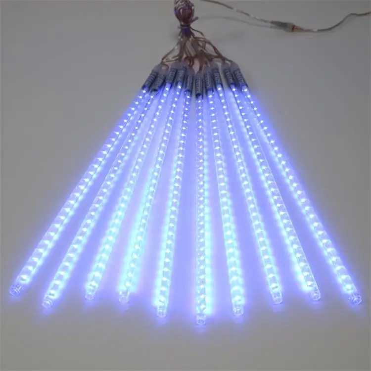 

Christmas LED Meteor Shower Garland Decoration Lights For Holiday Strip Light Outdoor Waterproof Fairy Lights For Home Eave Tree