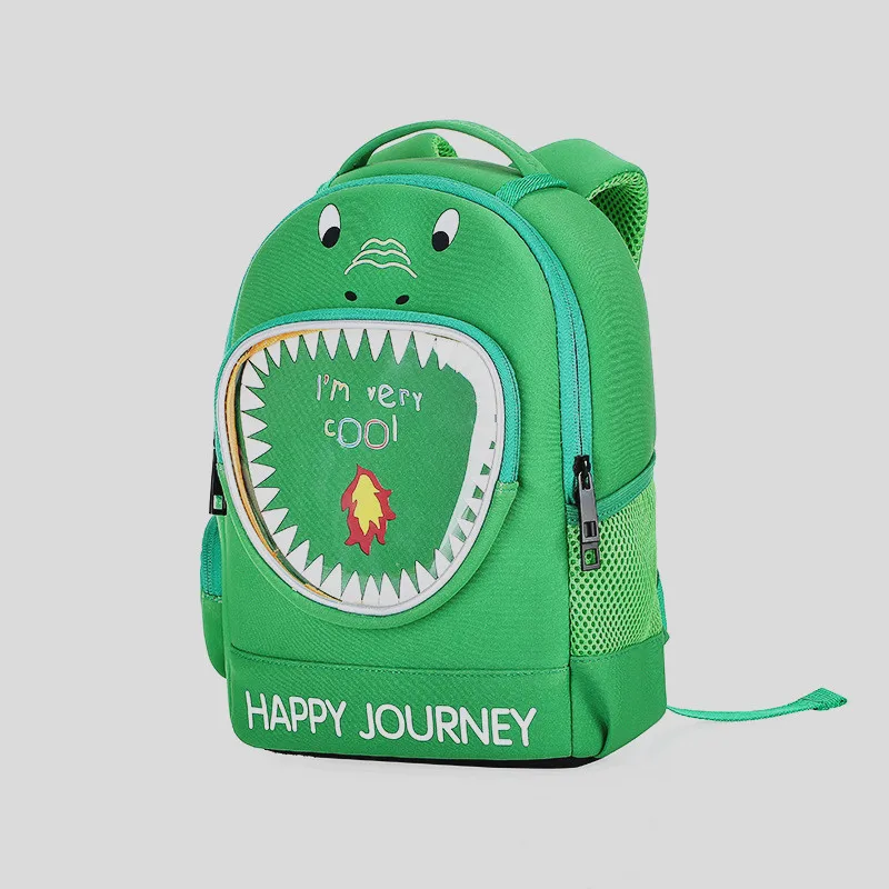 

Custom Cartoon Animal Pattern Waterproof Neoprene Cute Kindergarten Girls School Bags Kids Backpack For Boys, Customized