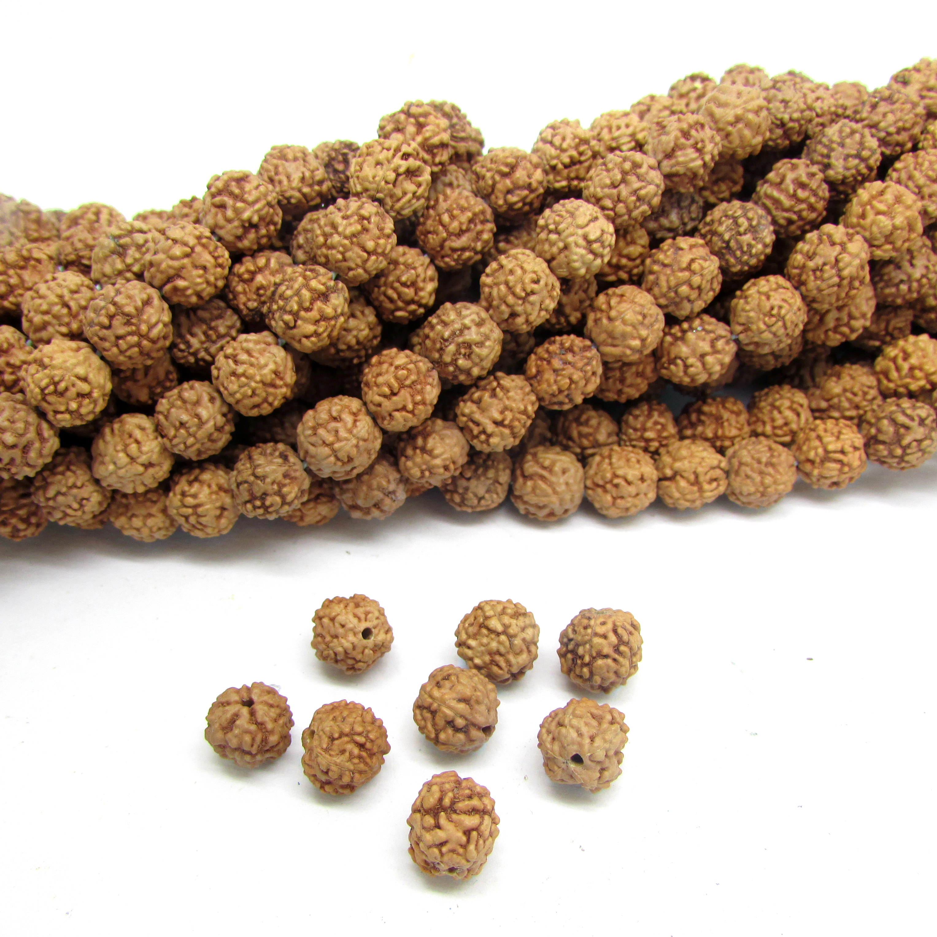 

SB6323 Nepal seed Rudraksha mala 108 prayer Beads