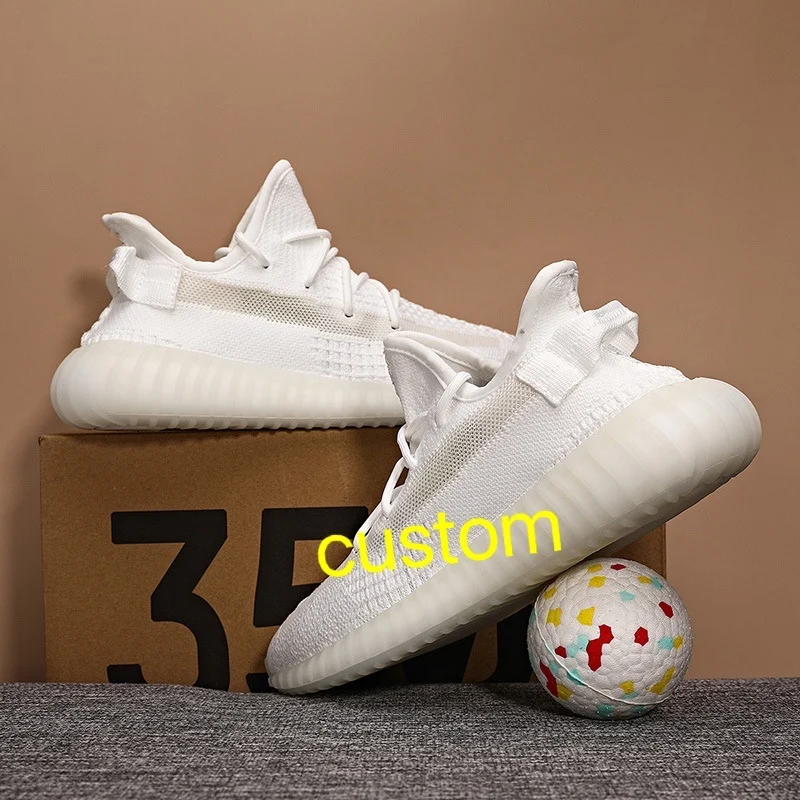 

with boxes original quality yezzy boot black yecheil non reflective fw5190 sport running shoes yeezy sneakers 350 slides v2
