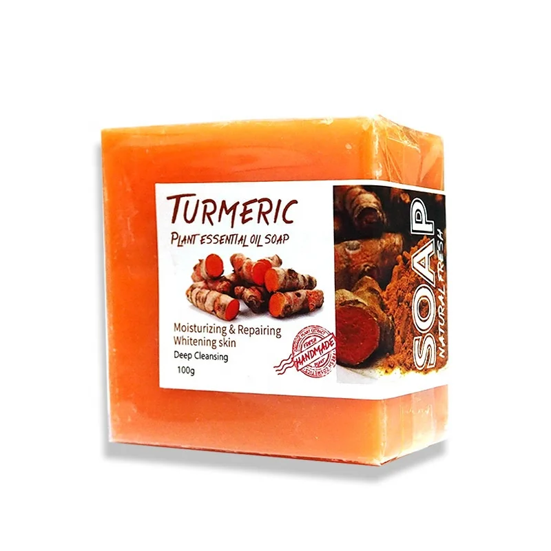 

wholesale natural organic olive oil face acne toilet body bath whitening handmade turmeric soap