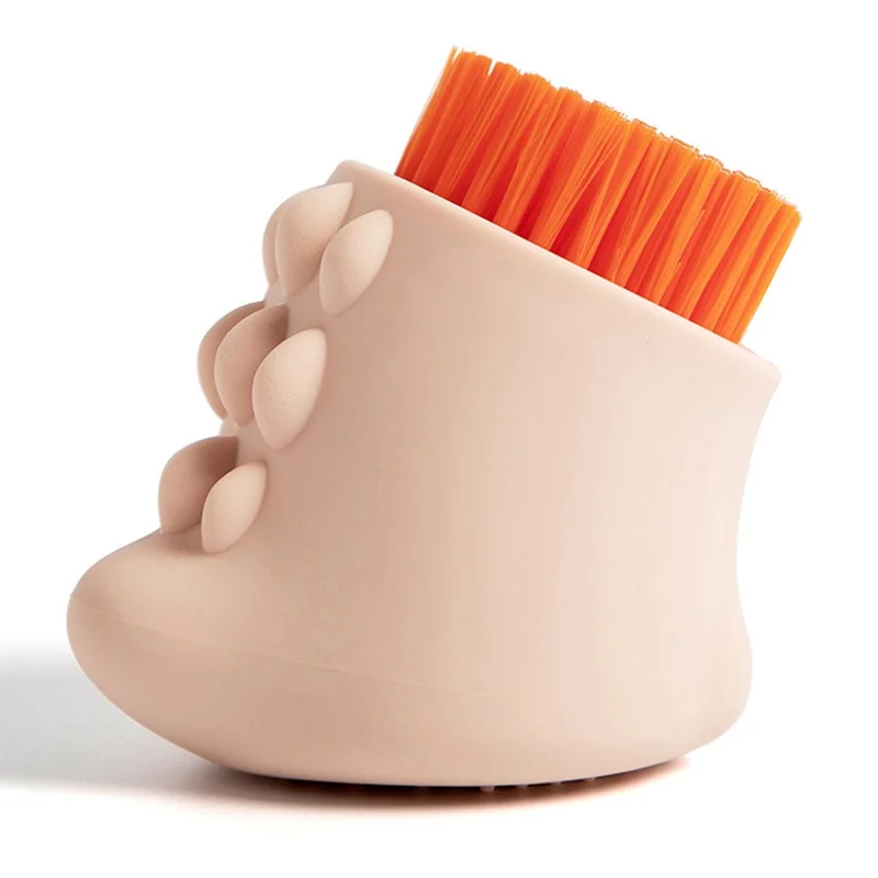 

FY Cartoon Laundry Brush Three-sided Brush Head Silicone Underwear Cleaning Brush Soft