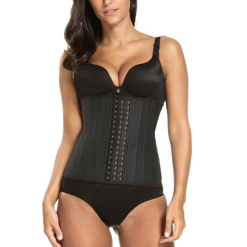 

Hot selling high quality women's adjustable vest bodysuit shapewear waist body shaper 25 steel women corsets abdominal trainer, Customized color/as show