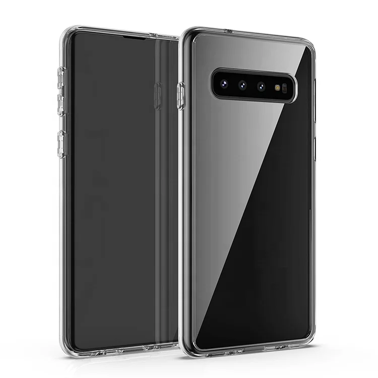 

2019 Wholesale Phone Accessories Clear Case for Samsung S10 Hard Acrylic Transparent Phone Case for Samsung S10+