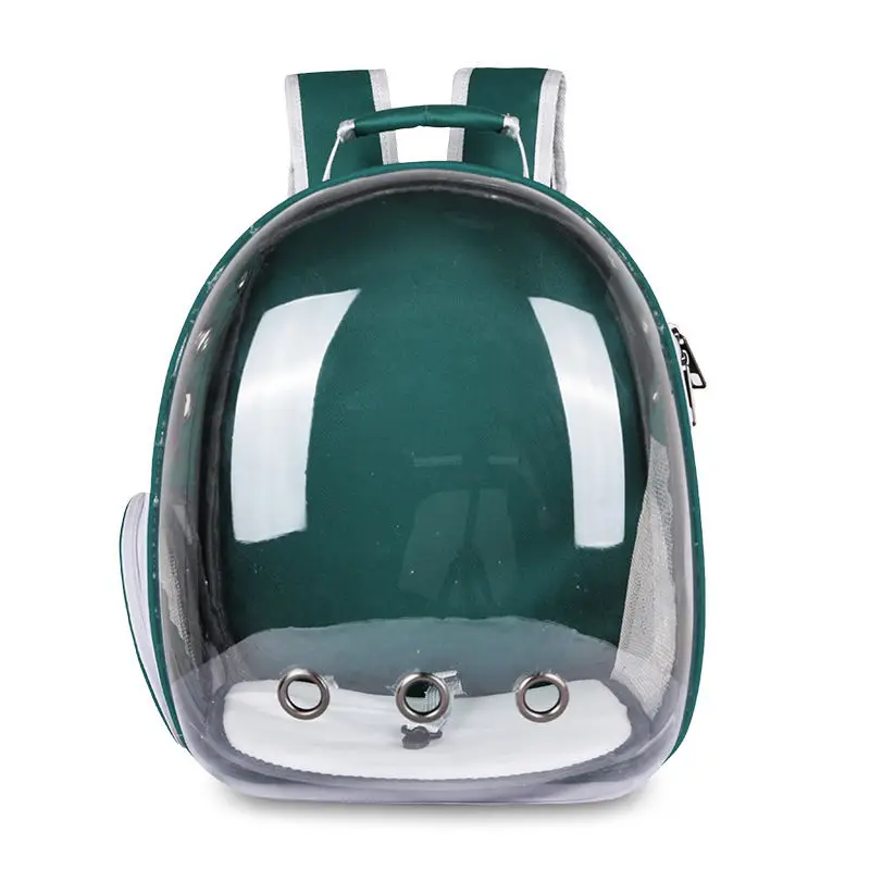 

Durable foldable portable shading panoramic Pet Travel Cat Dog Carrying Backpack Bag, Blue,brown,grey,navy, green