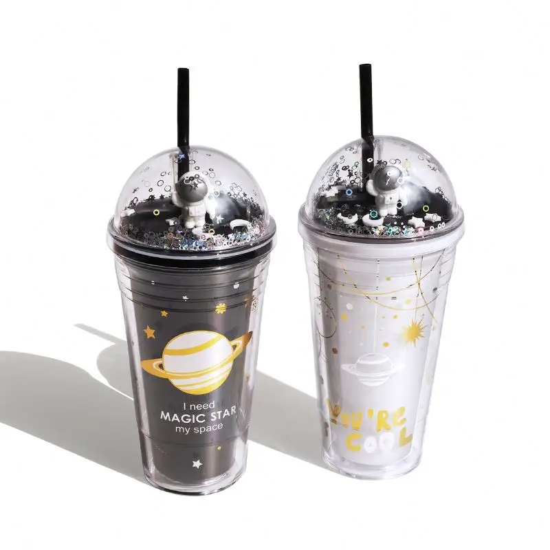 

Plastic Cups Color Changing Tumbler Coffee With Lid And Straw Cold Bpa Free 24Oz Tumblers