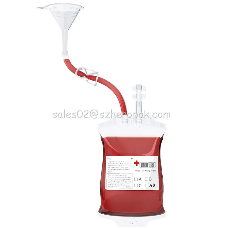 Wholesale Pvc Infusion Bag Iv Bag Blood Transfusion Bag 250ml 500ml