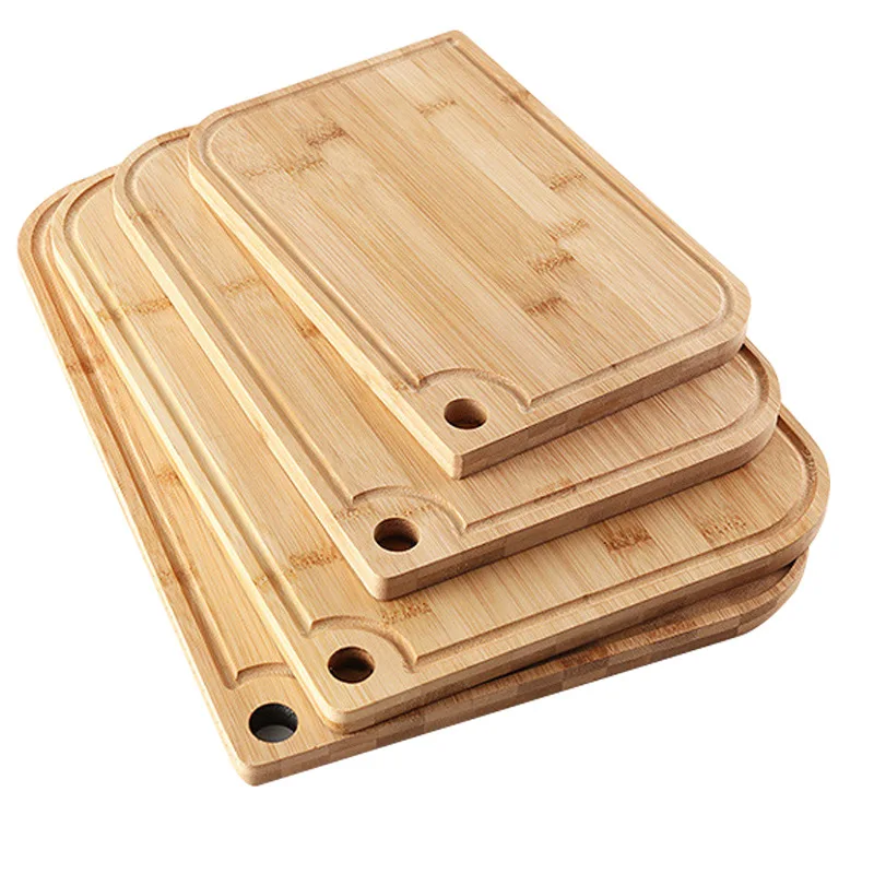 

Wholesale Best Organic Bamboo Cutting Board With Juice Groove For Meat Cheese And Vegetables, Natural color