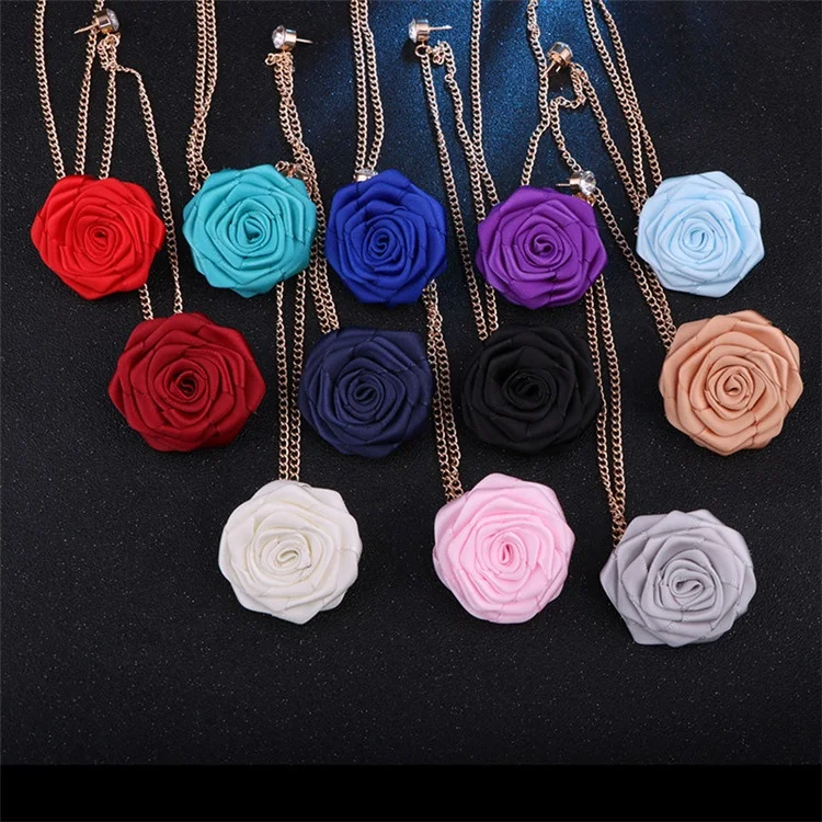 

Cheap Wholesale bulk cheap wedding silk satin fabric suit lapel pin men flower brooch, As picture