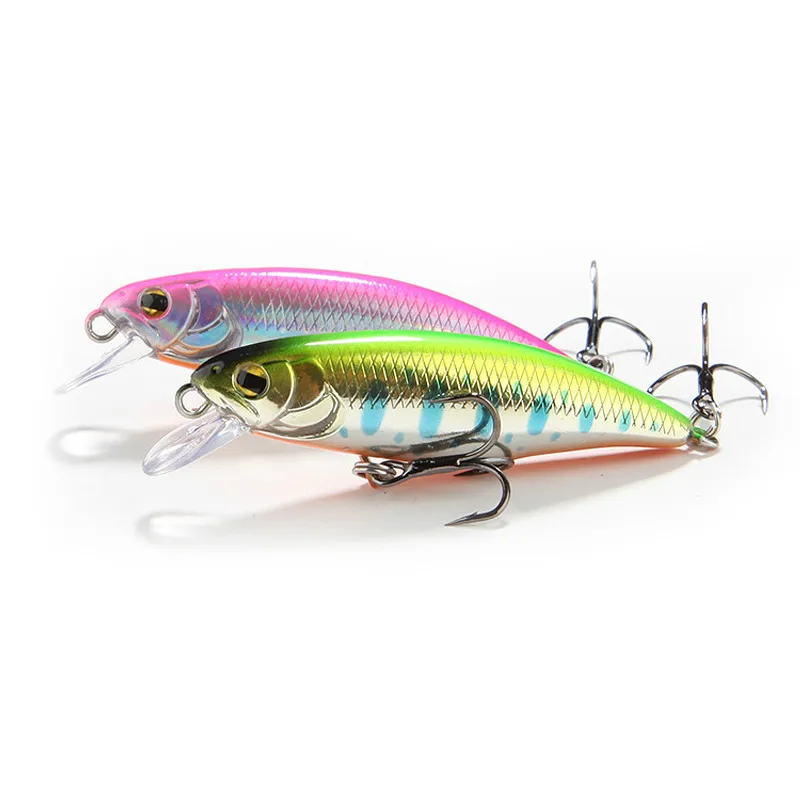 

Japan Lure Minnow crankbait 52mm 4.5g isca artificial wobbler fishing lures hard bait sinking bass trout pesca fishing lure, 8colors