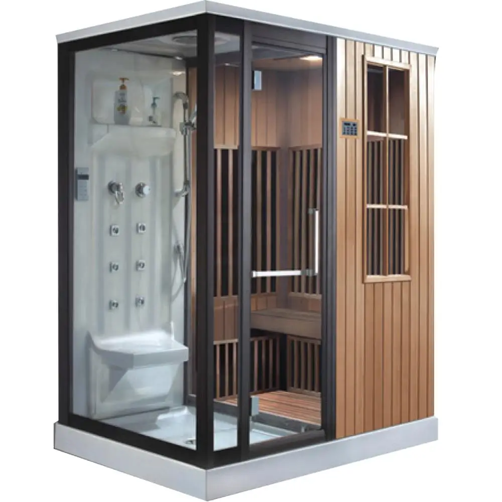 Traditional Steam Sauna Room Shower Combo Traditional Steam Sauna Room