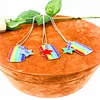 Factory Price Rainbow Pendant Necklace Enamel rainbow charm jewelry necklace for LGBT Forever Best Friend