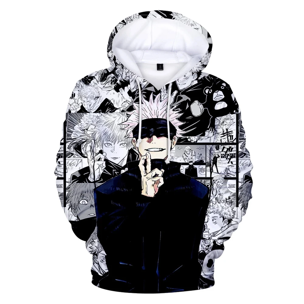 

18 Styles Jujutsu Kaisen 3D Print Sweatshirt Men Women Fashion Oversized Thick Hoodie Clothing
