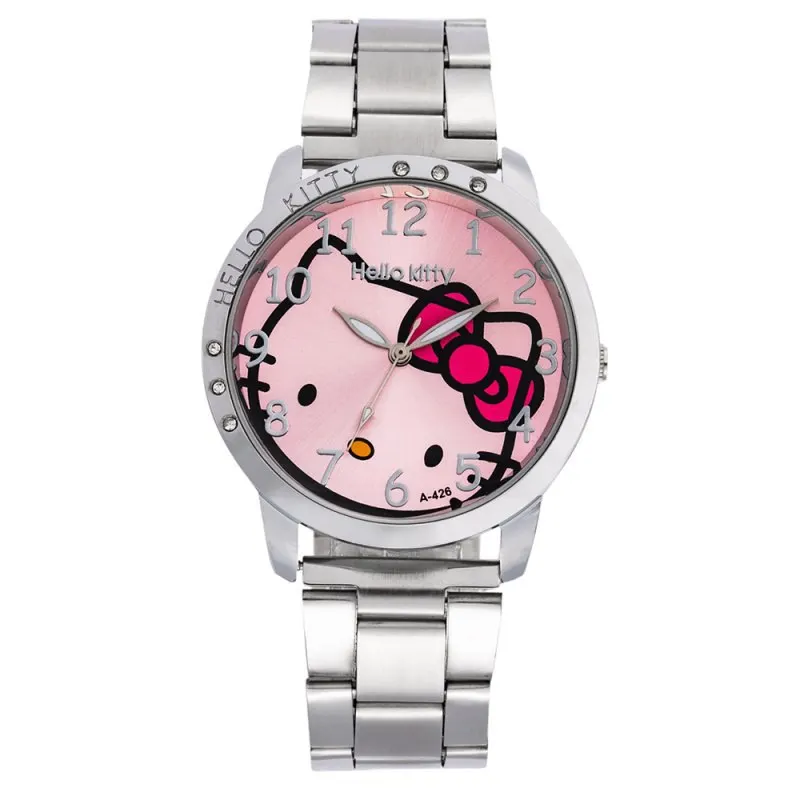 

4453 Dropshipping 2021 Hello Kitty Cartoon Baby Childrens Kids Watches, Mixed all color