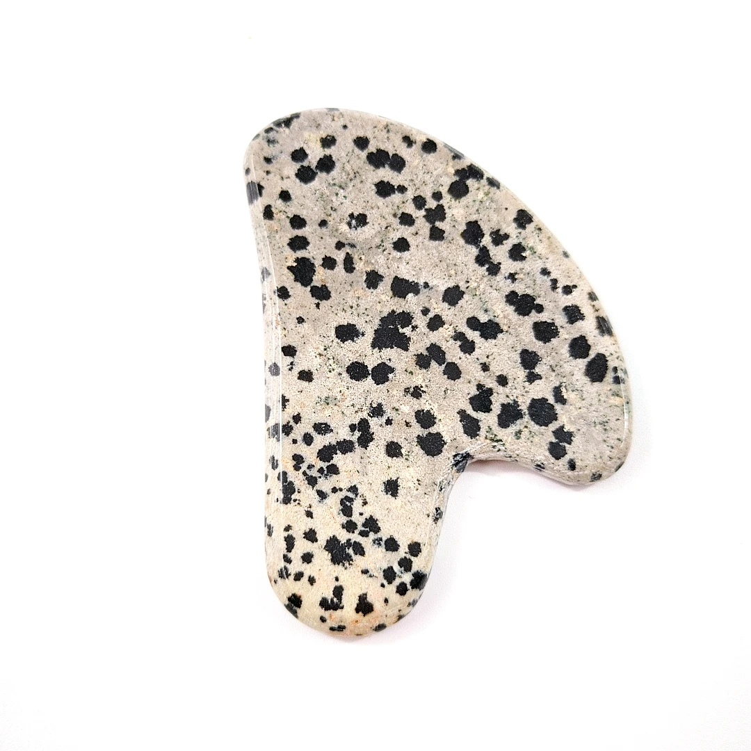 

Large Quantities dalmatian jasper gua sha Massage polished Facial gua sha