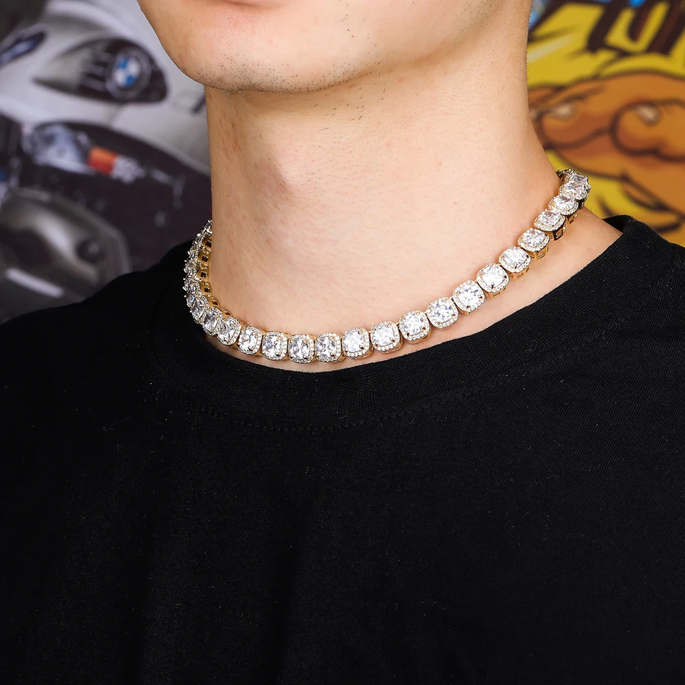 Hip Hop Jewelry 10mm Quality Prong Set 