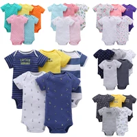 

Custom OEM 100% Organic Cotton Baby Boys Girls Jumpsuit Rompers Onesie Boutique Clothing Sets