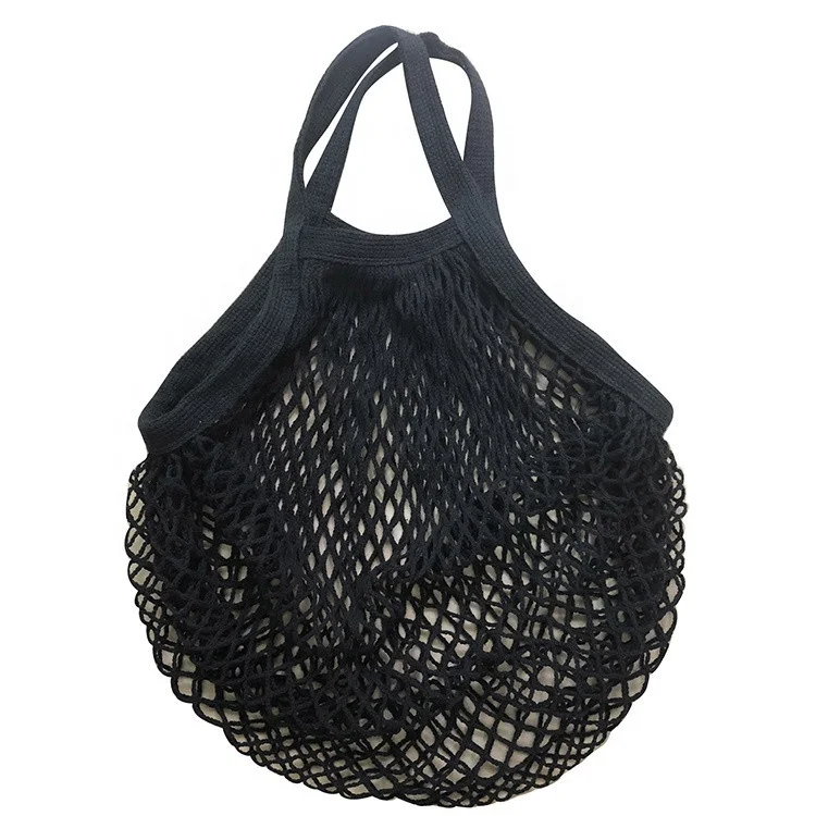 

Grocery Custom Logo Reusable String Food Vegetable Mesh Produce Cotton Net Bag, Customized color
