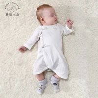 

Low MOQ 100% kimono jacquard organic cotton fabric newborn romper bodysuit baby clothes