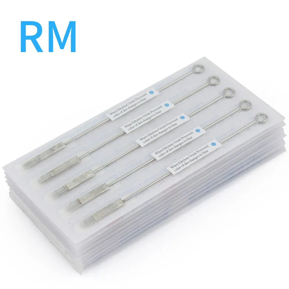 

50 pcs/box Universal Pre-made Sterilized Tattoo Needles Premium Round Liner r3rs Tattoo Needles Supplier