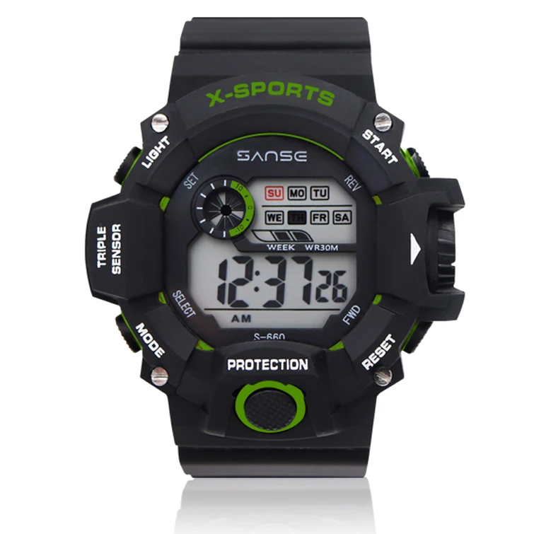 

Sanse S-660 New Arrival Cheap Outdoor Watch Men Digital Sport Wristwatches, 8 colors