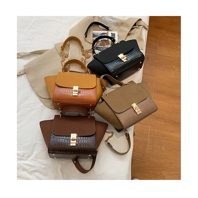 

2021 Luxury Design Suede Ladies Casual Totes New Trapeze Handbags Women Shoulder Crossbody Bags Female Purses