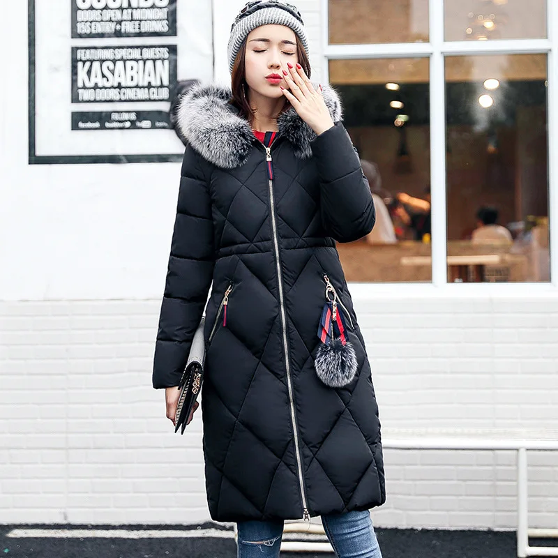 

Brand Fur Doudoune Femme Real Duck Down Woman Coat Down Winter Jacket Female Long